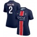 Maillot de foot Paris Saint-Germain Achraf Hakimi #2 Domicile vêtements Femmes 2024-25 Manches Courtes